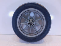 Harley Davidson Dyna Softail Sportster 883 1200 Silver Cast Rear Tire Wheel Rim - C3 Cycle