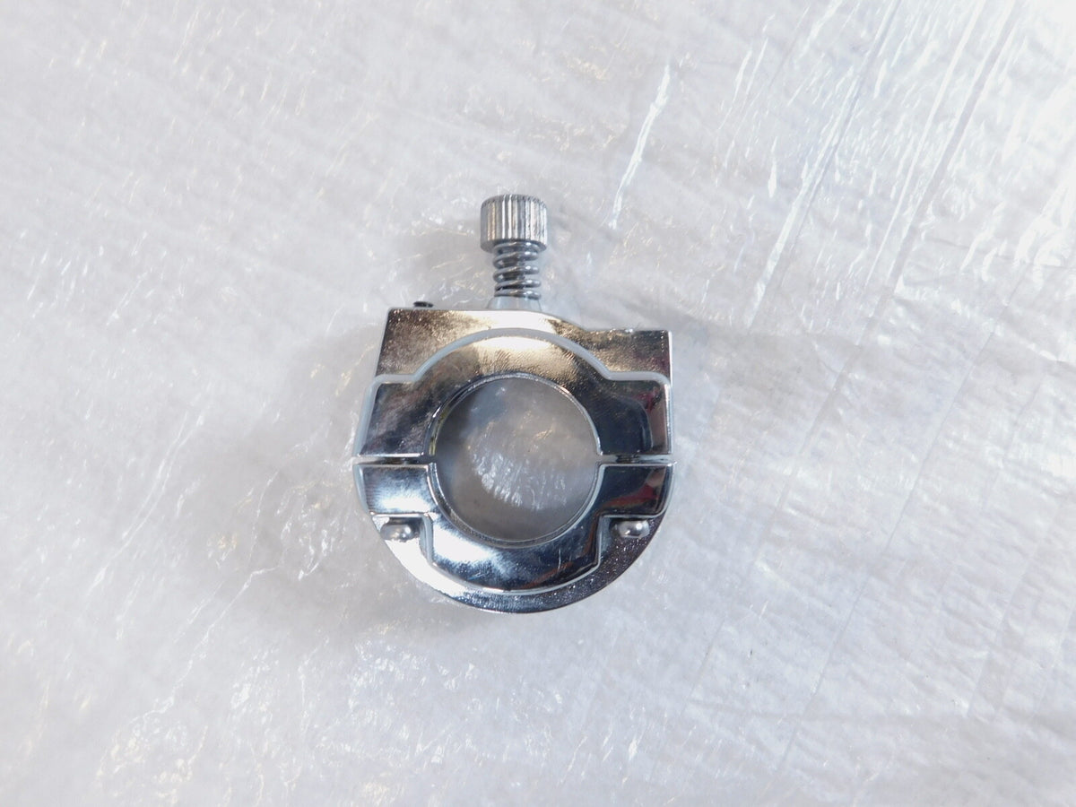Harley Davidson Sportster Dyna & FXR 1" Chrome Handlebar Throttle Cable Clamp - C3 Cycle