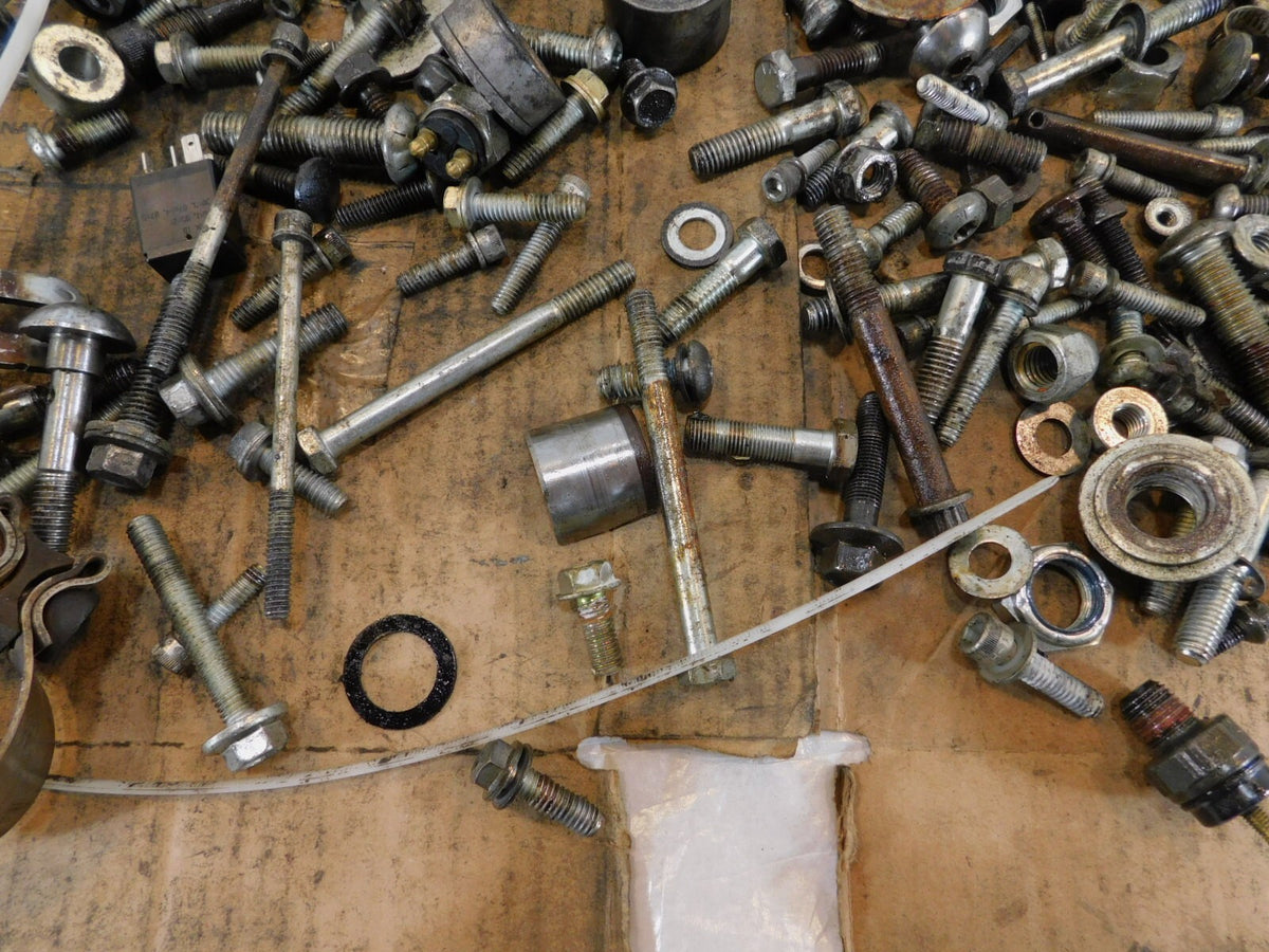 2009 Harley Davidson Dyna FXDB Street Bob Engine Nut Bolt Brackets Parts Box Lot - C3 Cycle