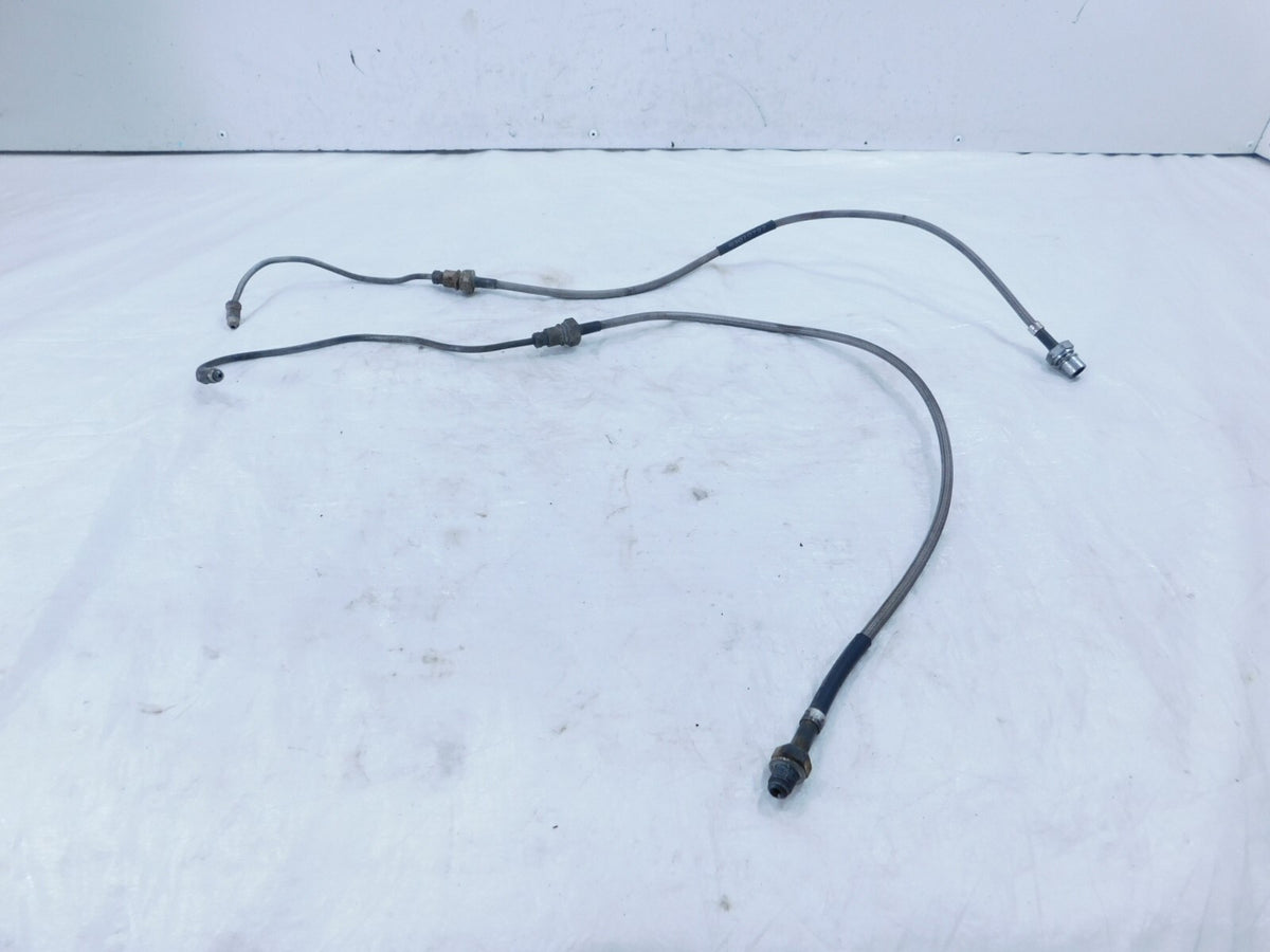 1976 76 Moto Guzzi Convert I V1000 Front Wheel Brake Caliper Hose Pipe Lines - C3 Cycle