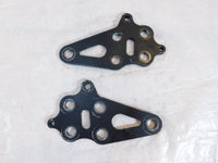 Pair Black 2008-2016 Polaris Victory Vision Engine Motor Mount Rear Brackets - C3 Cycle