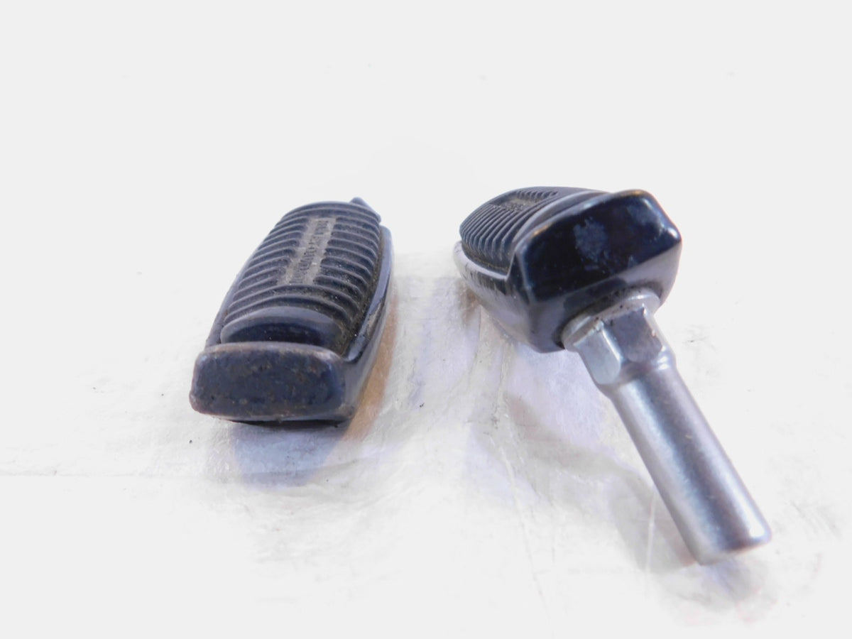 Harley Sportster 1200 Nightster & Iron V-Rod Black Front Footpeg Footrests - C3 Cycle