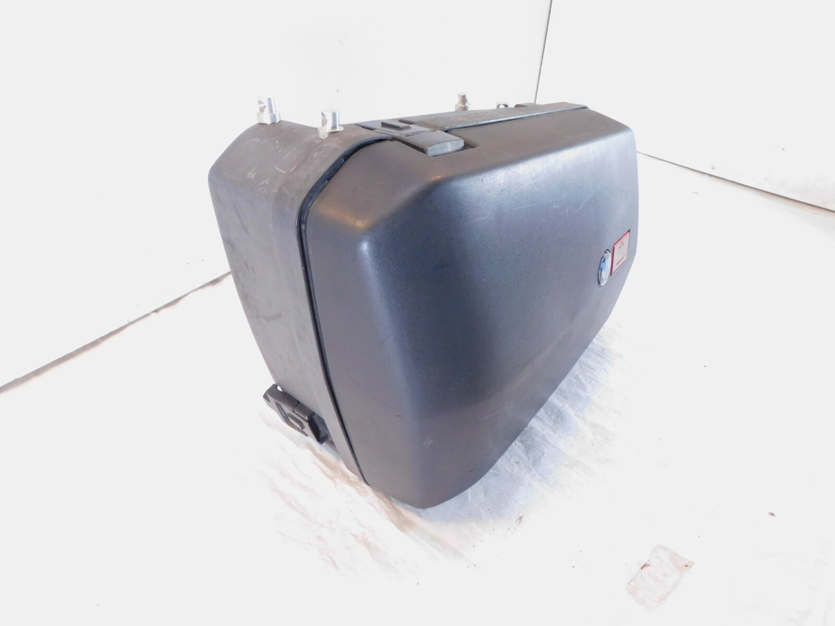1984-1989 BMW K100RS Black Left Rear Integral Case Saddlebag Luggage Holder Box - C3 Cycle