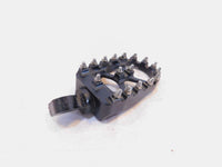 One Harley Davidson FXR Dyna Sportster & Softail Black Metal Footpegs Footrest - C3 Cycle