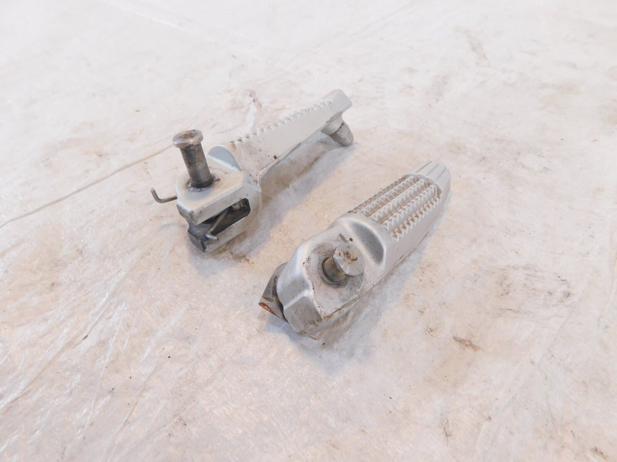 2009-2018 BMW F800R K1300S Silver Front/Rear Left Foot Pegs Footrest Pegs - C3 Cycle