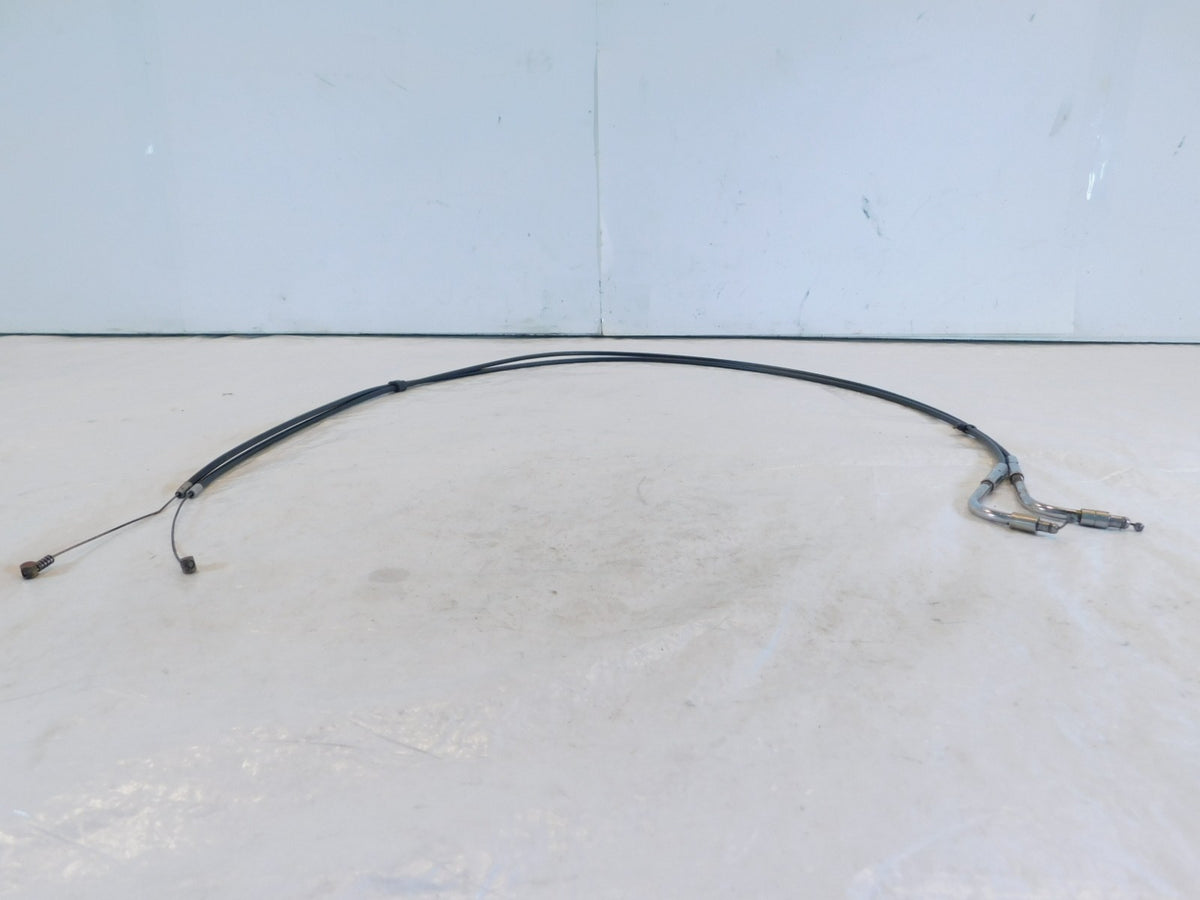1999-2009 Harley Davidson Softail FXSTBI Night Train Throttle & Idle Cable Set - C3 Cycle
