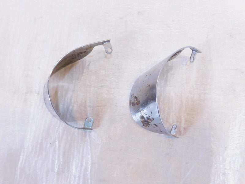 Harley Softail & Touring Front or Rear Chrome Turn Signal Indicator Cover Visors