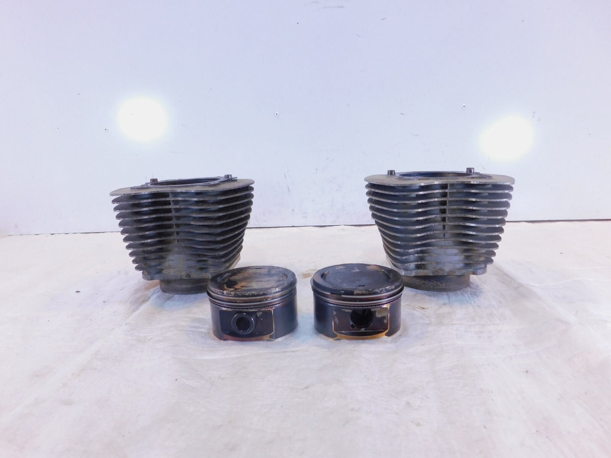 Harley Davidson Twin Cam Touring Dyna & Softail Engine Pistons & Black Cylinders - C3 Cycle