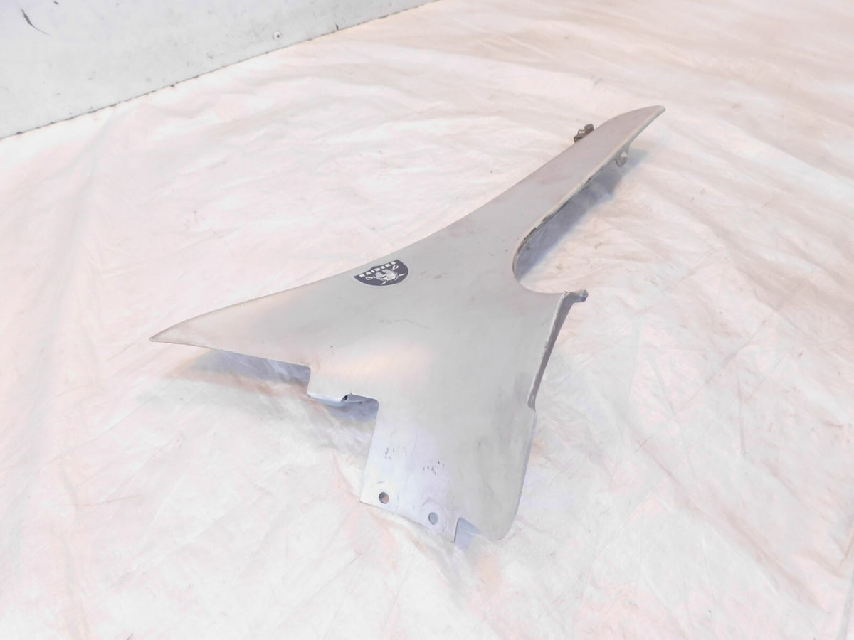 2008 2009 2010 Victory Vision Brushed Aluminum Left Saddlebag Side Cover Fairing - C3 Cycle