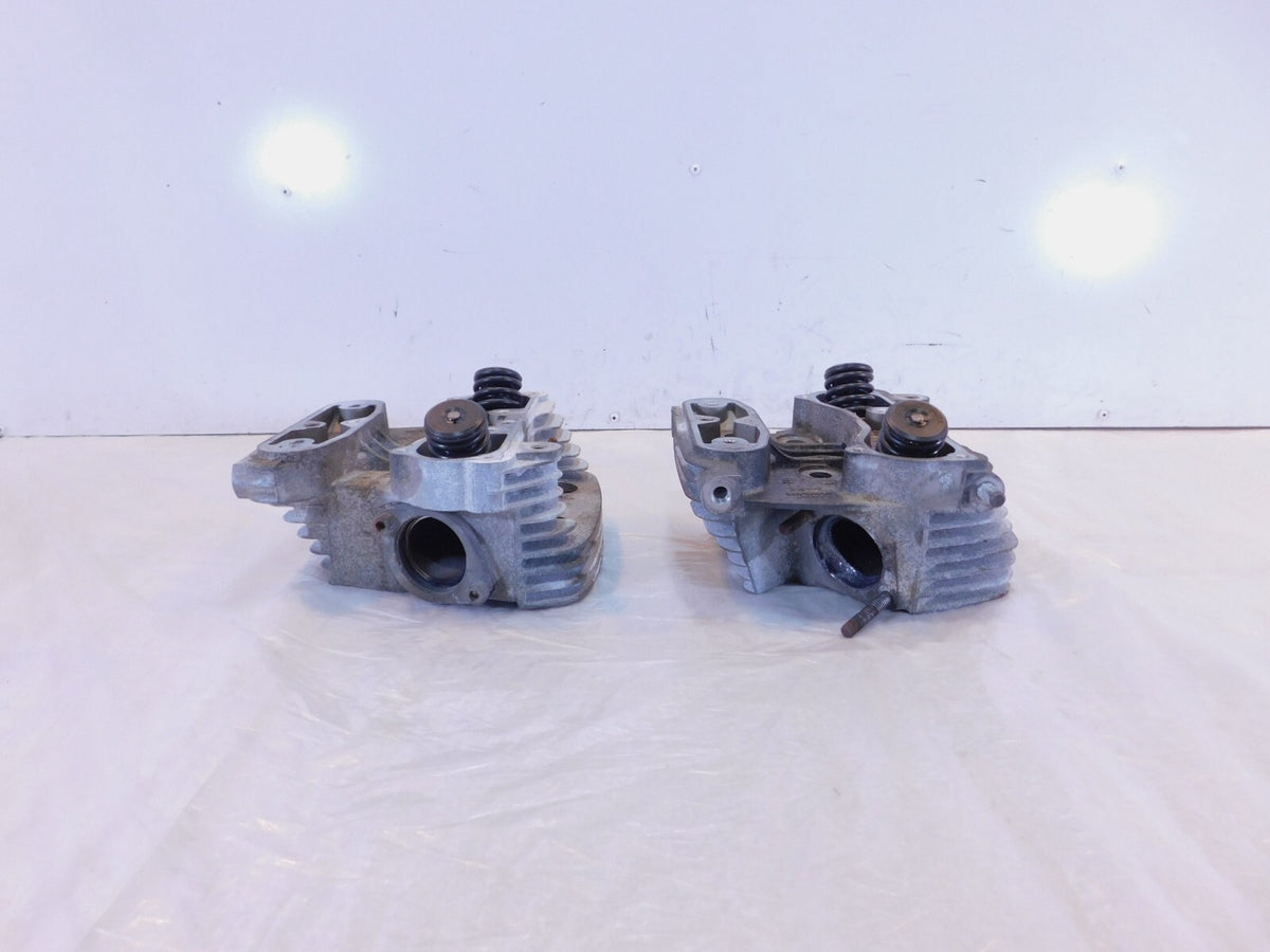 Harley Davidson Sportster 883 Hugger & Custom Silver Cylinder Heads w/ Valves - C3 Cycle