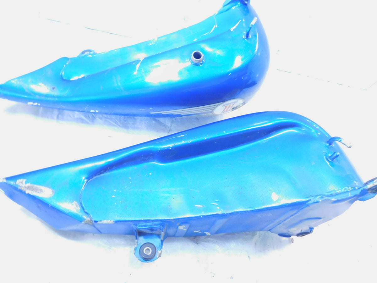 2001 Titan Phoenix ZRM ZSX Softail EVO Blue Left & Right Fuel Gas Petrol Tanks - C3 Cycle