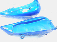 2001 Titan Phoenix ZRM ZSX Softail EVO Blue Left & Right Fuel Gas Petrol Tanks - C3 Cycle
