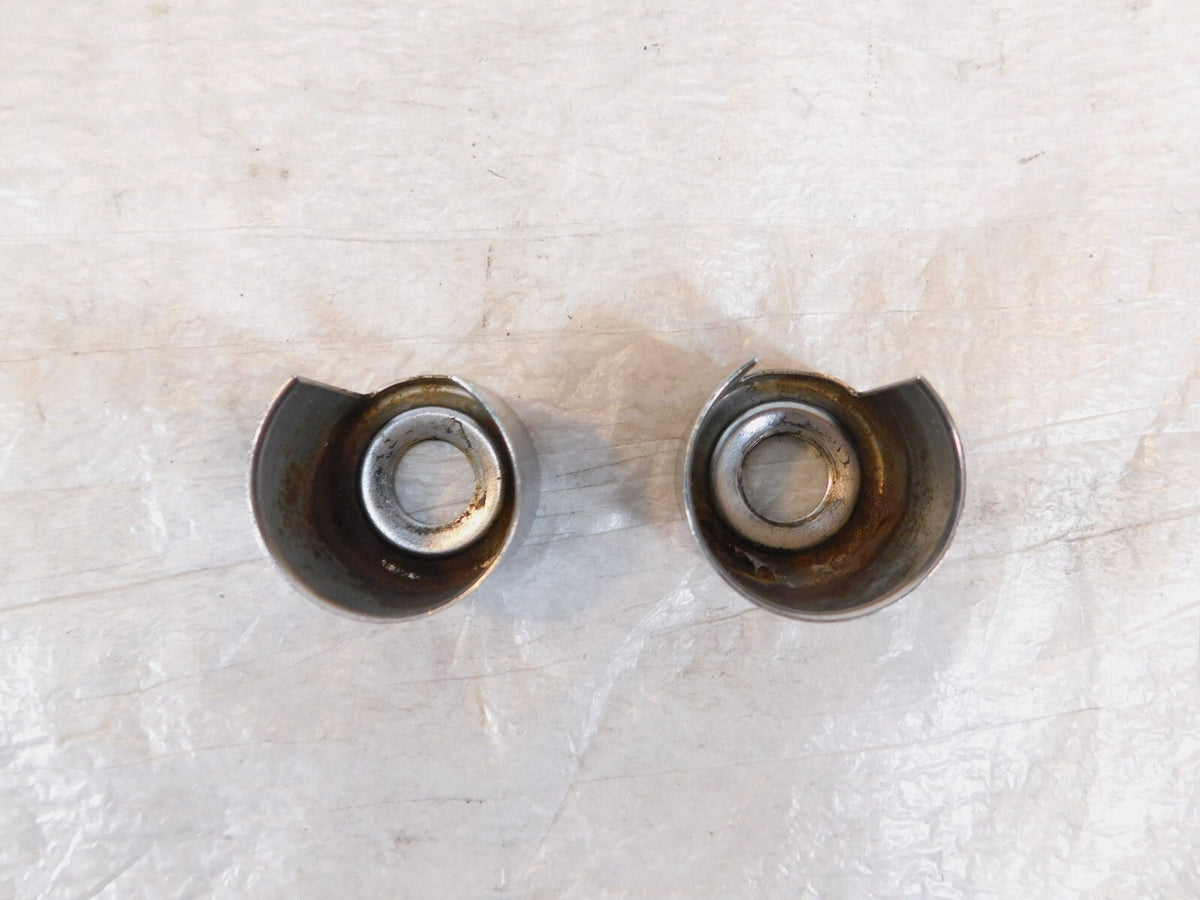 1982-1985 Harley Davidson Sportster XLH 1000 Chrome Upper Top Shock Bolt Covers - C3 Cycle