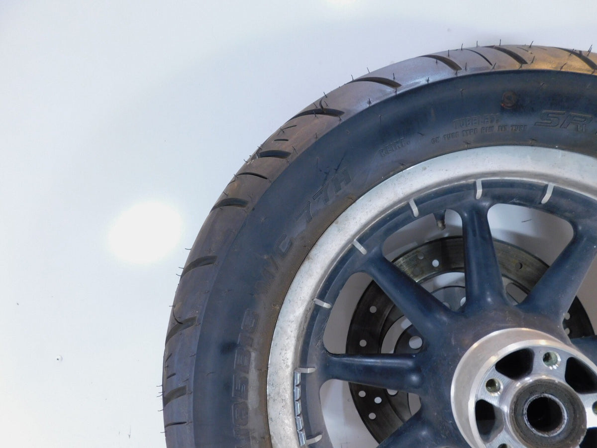 Harley Touring Road Street & Electra Glide Black Mag Cast Rear Wheel Rim & Tire - C3 Cycle