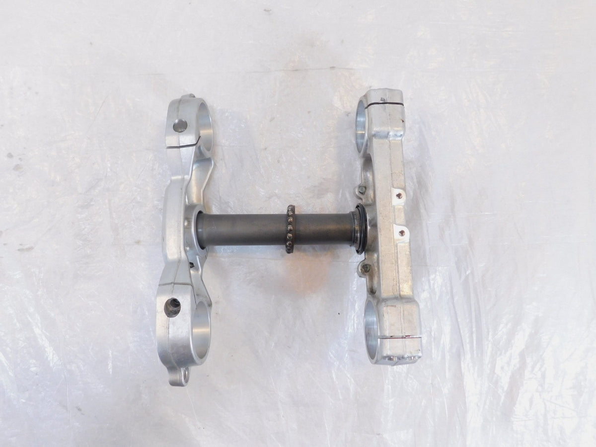 Ducati Sport Touring ST2 ST4 Silver Front Fork Steering Stem Triple Tree Bridge - C3 Cycle