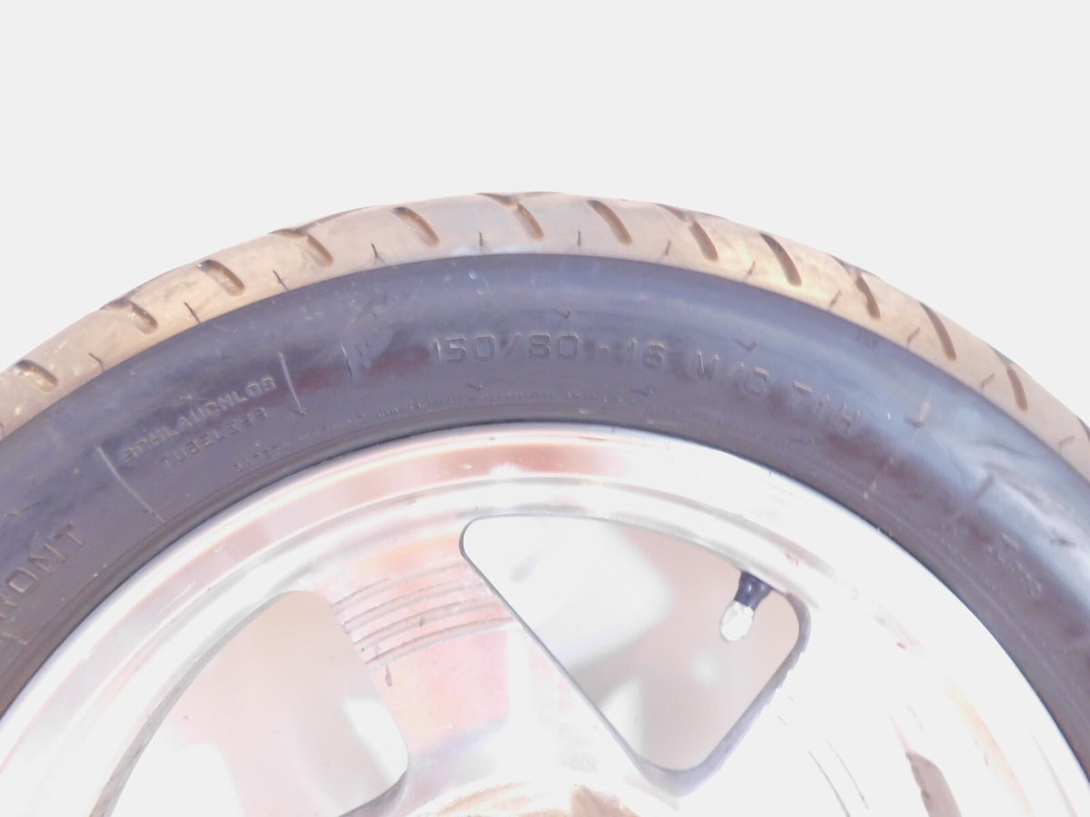 2001-03 Kawasaki Vulcan 1500 VN1500 Nomad FI Front Cast Wheel Rim & Tire 18"x3" - C3 Cycle