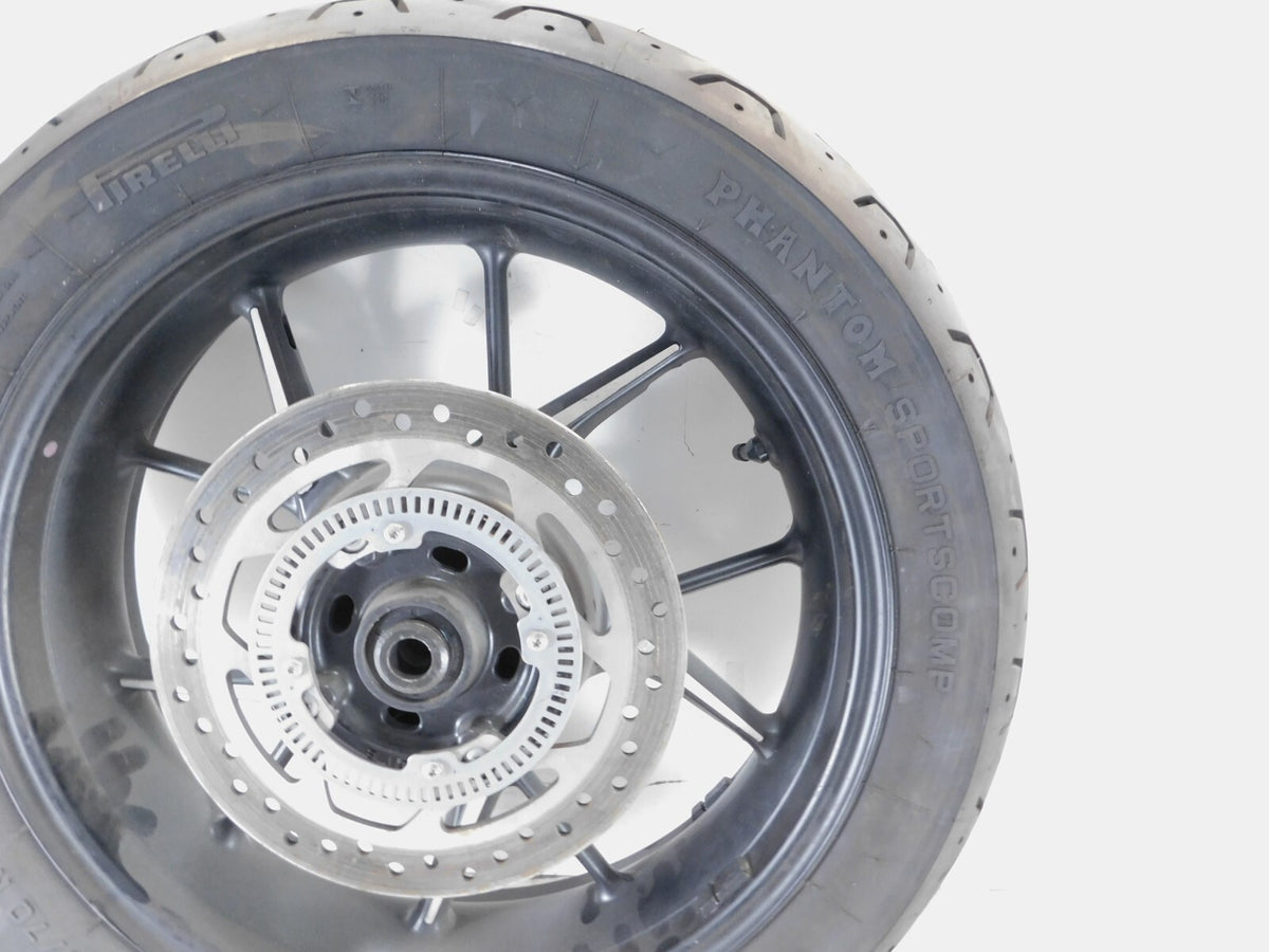 2016-2022 Triumph Street Twin Rear Wheel Rim & Tire w/ Rotor 17" x 4.2" - C3 Cycle