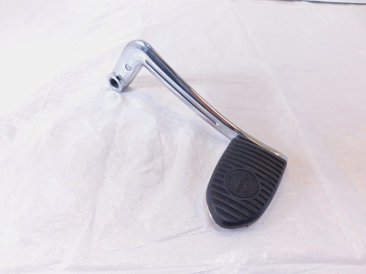 Indian Chief Chieftain Roadmaster Chrome Rear Right Brake Pedal Lever Arm & Pad - C3 Cycle