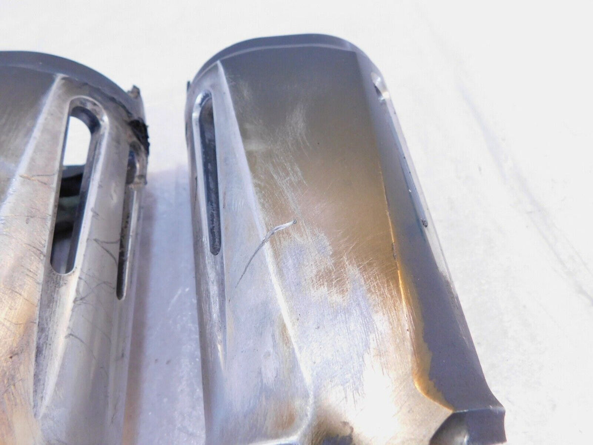 Harley TRoad King & Electra Glide & Softail Slotted Front Fork Slider Cover Tins - C3 Cycle