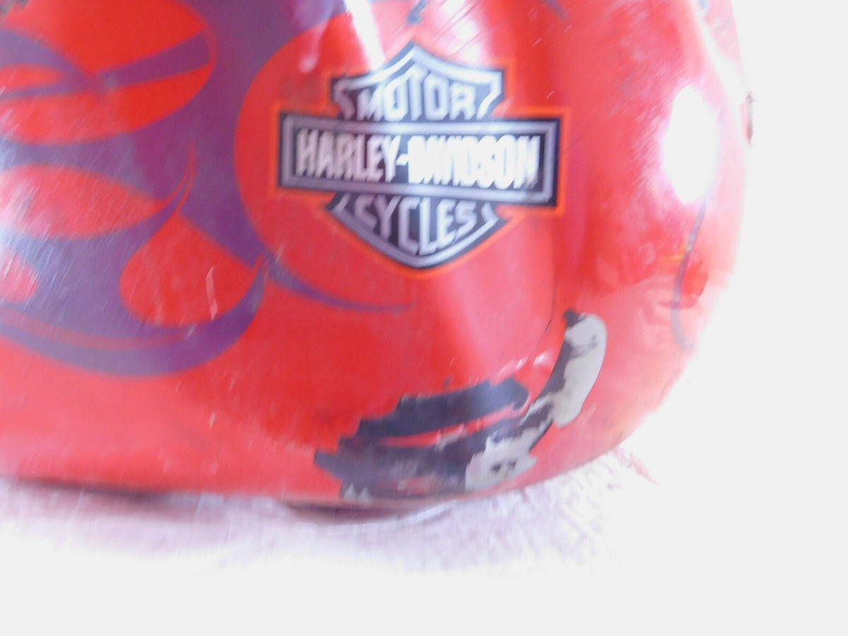 2002 Harley Davidson Dyna FXDWG Wide Glide Red Fuel Gas Petrol Tank - Dented - C3 Cycle