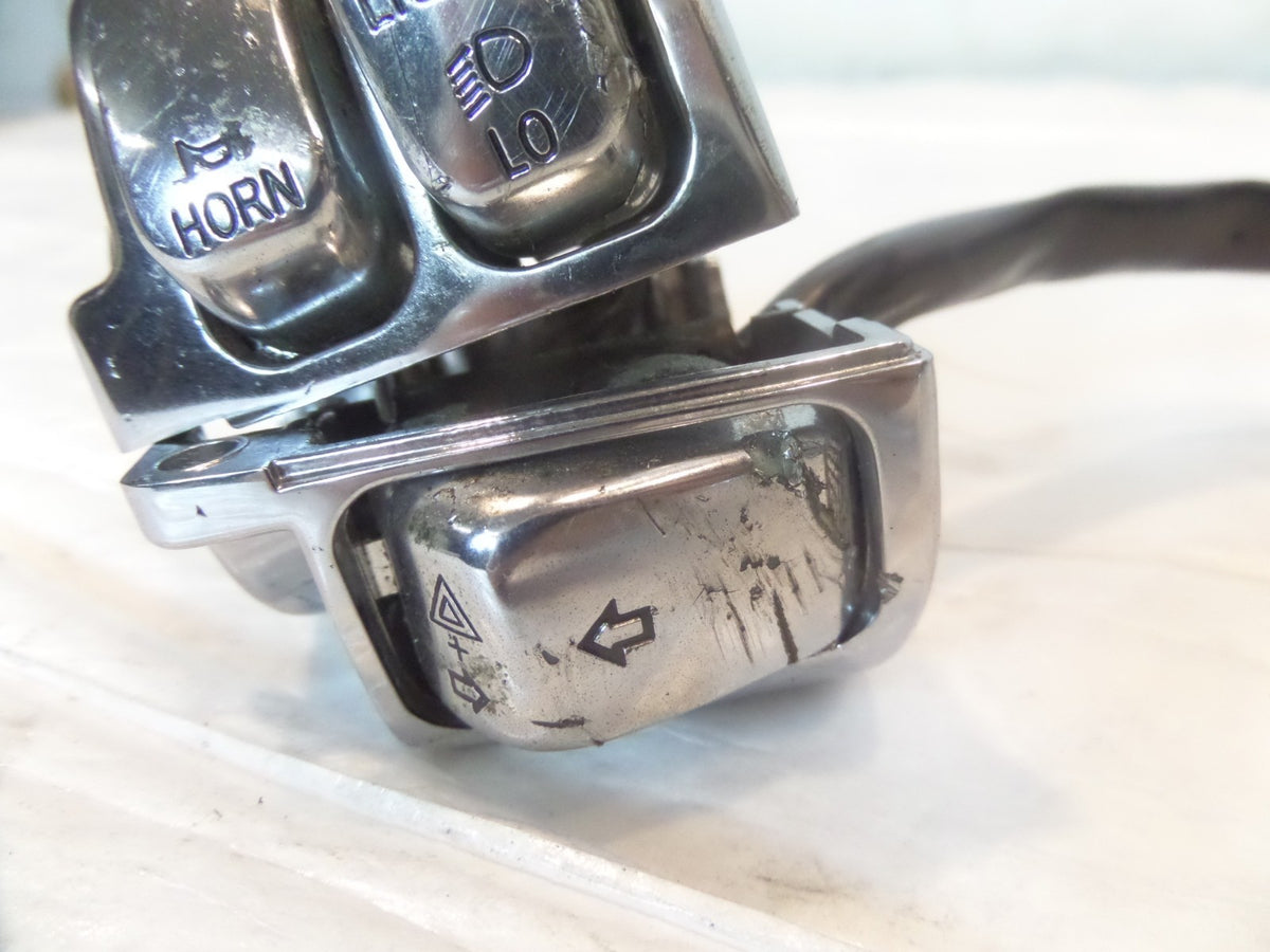 Harley Davidson Dyna Wide & Super Glide Low Rider Chrome Left Handlebar Switches - C3 Cycle