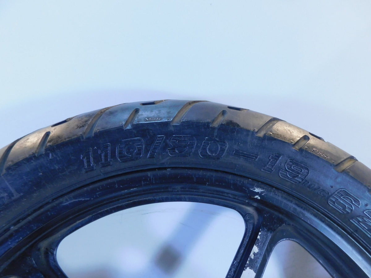 Honda VT1100 VT1100C Spirit Shadow 1100 Front Wheel Rim w/ Tire - Slightly Bent