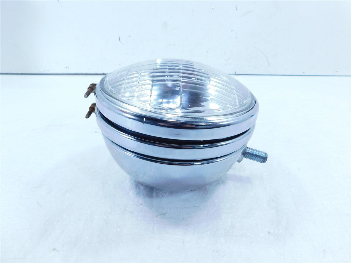 Harley Davidson Ironhead Sportster 1000 Front Headlight Headlamp & Chrome Bucket - C3 Cycle