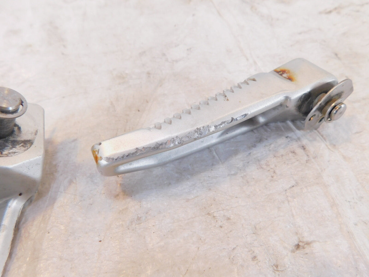 2009-2018 BMW F800R K1300S Silver Front/Rear Left Foot Pegs Footrest Pegs - C3 Cycle