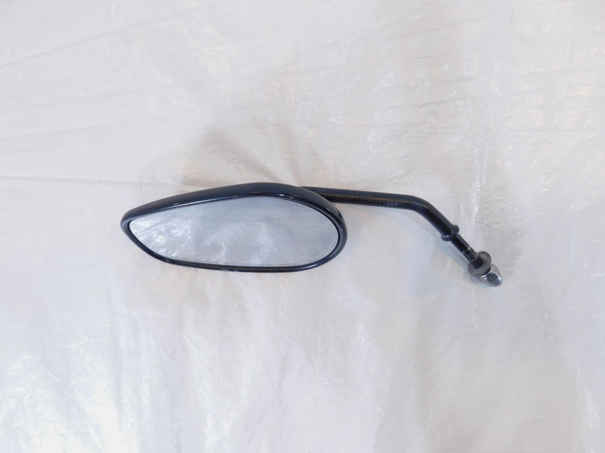 Harley Davidson FXR & Softail & Dyna & Sportster Left Black Rear View Mirror - C3 Cycle