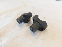 Harley Davidson Sportster 883 & 1200 & Dyna Black Handlebar Bar Riser Clamps