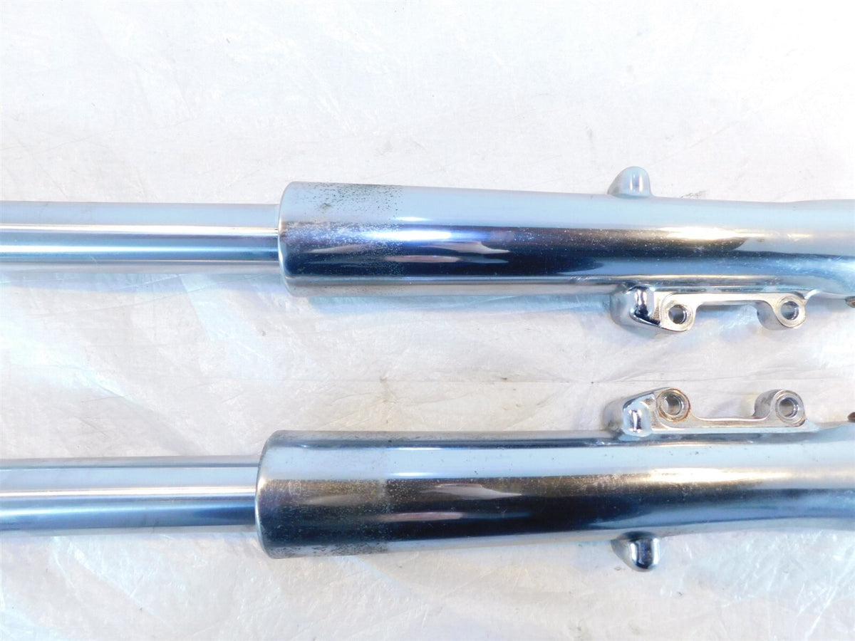 02-08 Harley Davidson Touring Road King Classic Chrome Left Right Front Forks - C3 Cycle