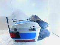 Harley Davidson Touring Road & Electra Glide White/Blue Tour Pak Luggage Box - C3 Cycle