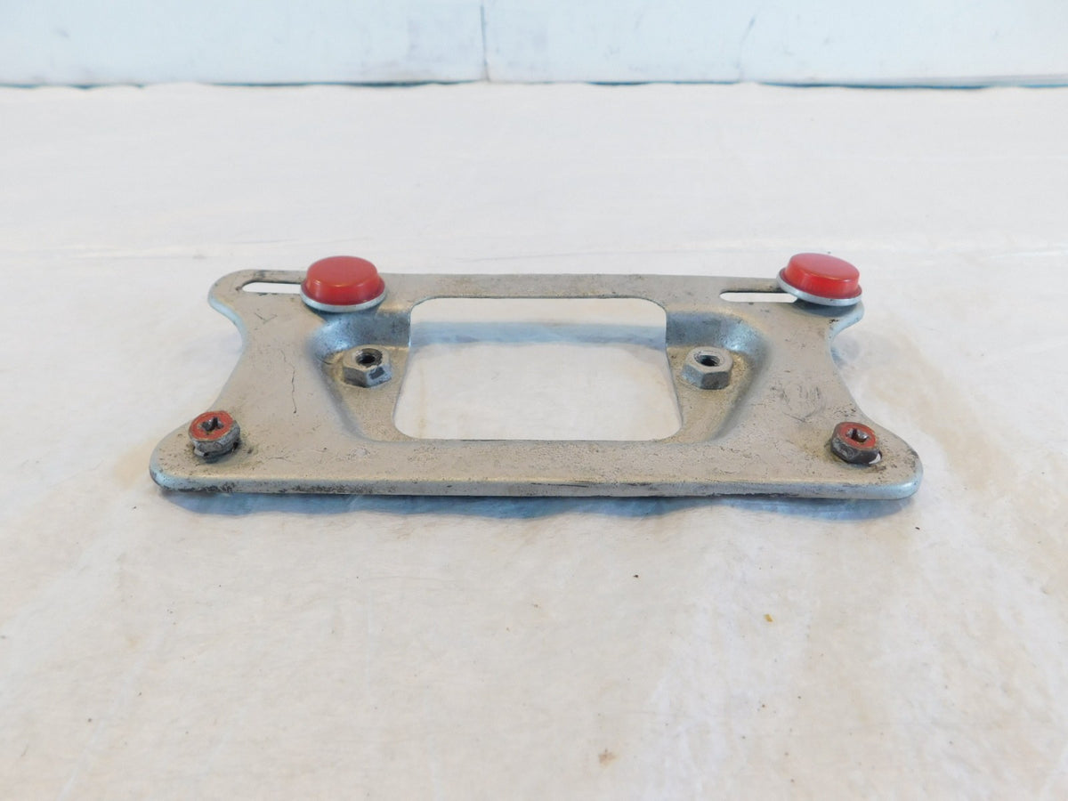 1982 Honda CM450C 450 Custom Silver Rear License Number Plate Tag Mount Bracket - C3 Cycle