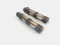 Harley Touring FXR Dyna Sportster & Softail Metal Ringed Footpegs Footrests - C3 Cycle