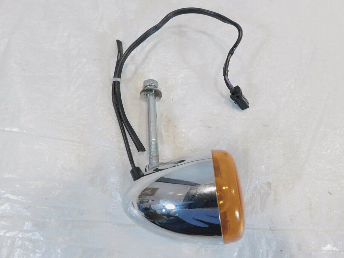 Harley Davidson Sportster Softail Dyna V-Rod Chrome Front Turn Signal Indicator - C3 Cycle