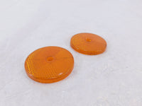 2008-2016 Triumph Street Triple 675 675R Front Fender Mudguard Amber Reflectors - C3 Cycle