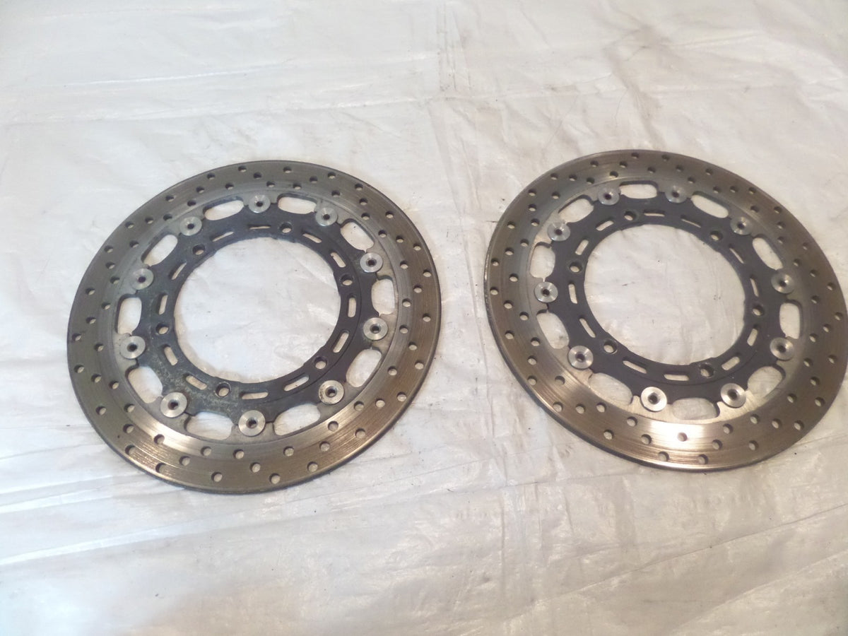 Yamaha YZFR1 YZFR6 YZF1000R YZF600R Left/Right Front Wheel Disc Brake Rotors - C3 Cycle