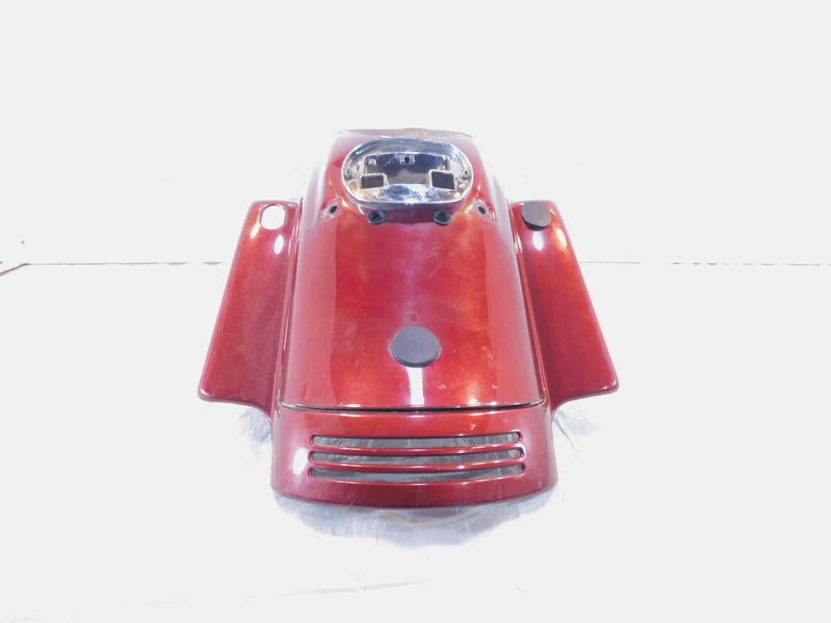 2009-2013 Harley Davidson Touring Street Glide Red Rear Wheel Cover Fender - C3 Cycle