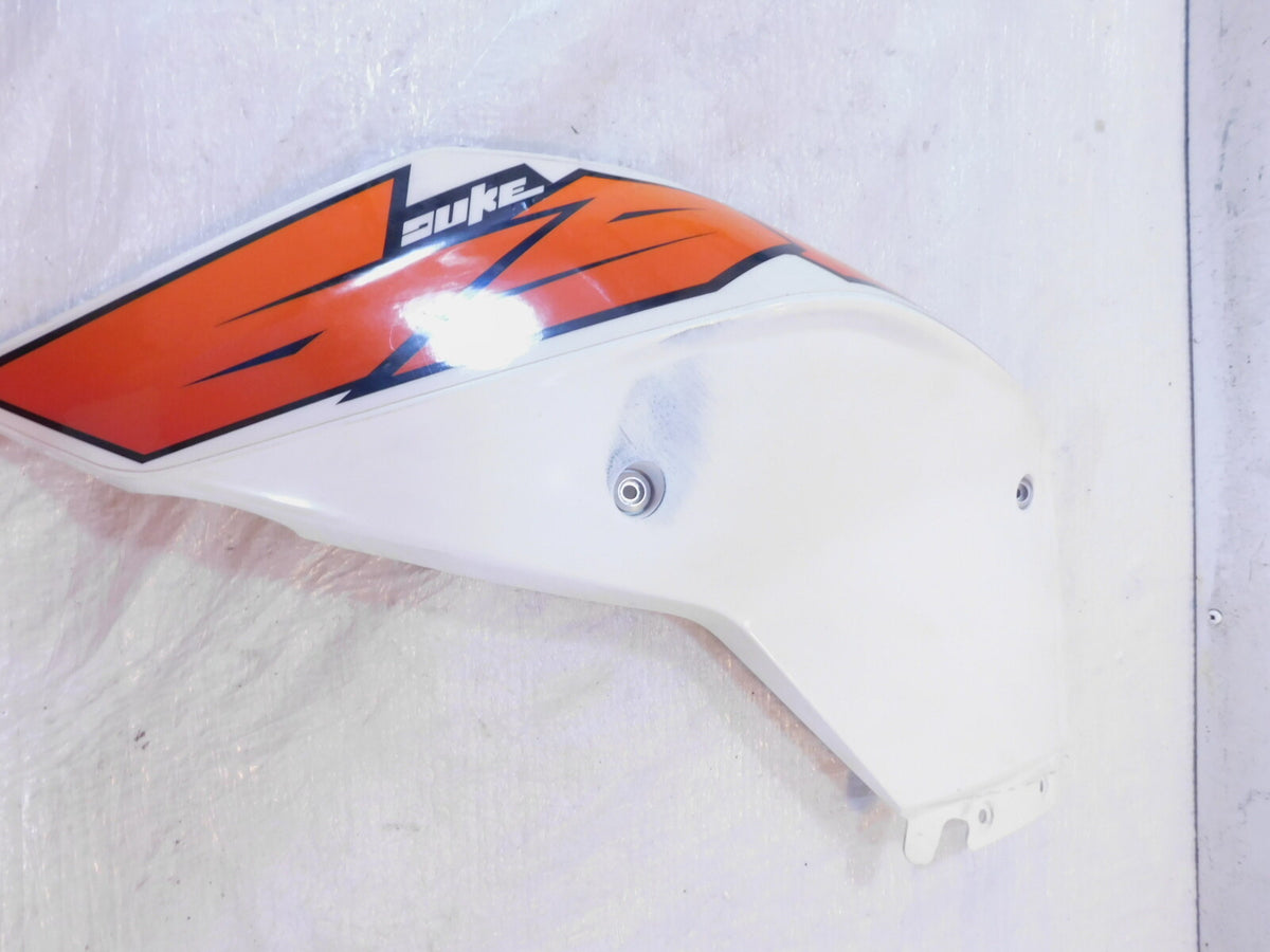 2013-2018 KTM 690 Duke White Front Left Fuel Gas Tank Fairing Cowling Cowl Cover - C3 Cycle