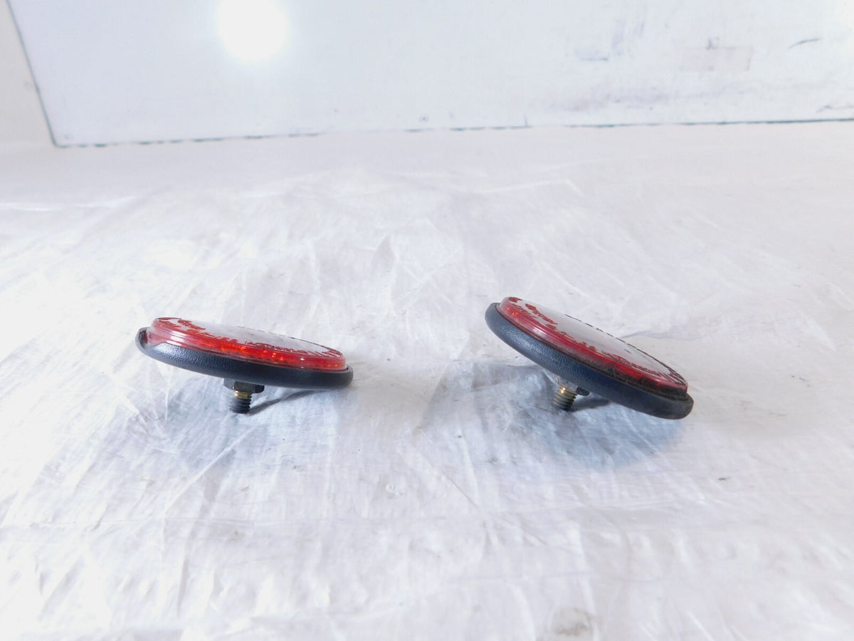 Pair Honda CBR1000RR Shadow 750 1100 Rear License Plate Plate Bracket Reflectors - C3 Cycle