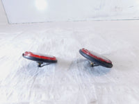 Pair Honda CBR1000RR Shadow 750 1100 Rear License Plate Plate Bracket Reflectors - C3 Cycle