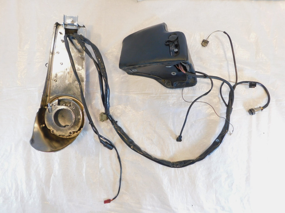 Harley Electra Glide FLHTC Chrome Fuel Tank Console w/ CB Control & Speaker - C3 Cycle