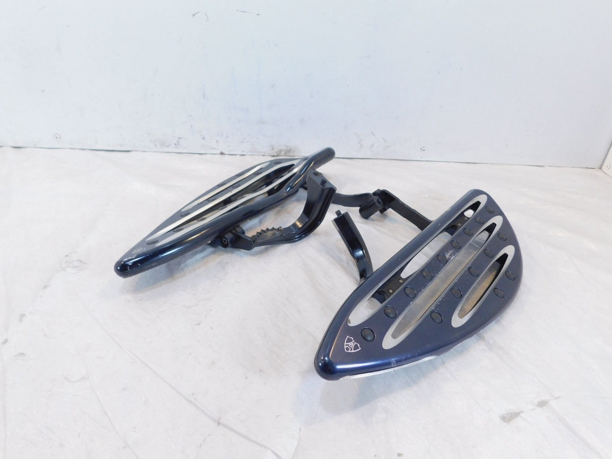 Harley Road King & Electra Glide Front Arlen Ness Black Footboard Floorboards - C3 Cycle