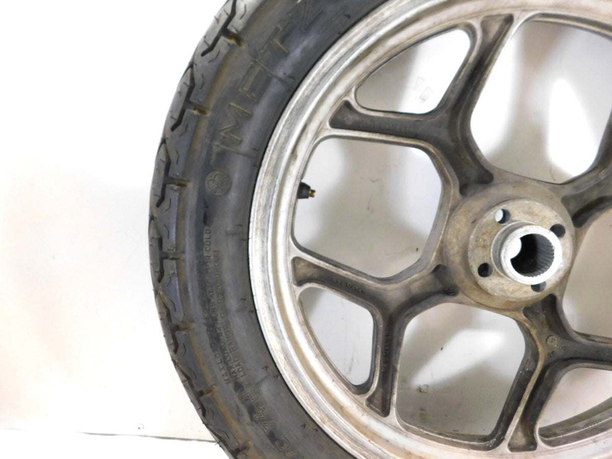 BMW K75 K75S K75RT K75T & K100 K100LT K100RS Silver Cast Rear Wheel Rim 2.75x17" - C3 Cycle