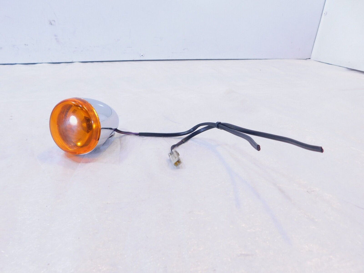 Harley Davidson Sportster Softail Dyna V-Rod Chrome Front Turn Signal Indicator - C3 Cycle