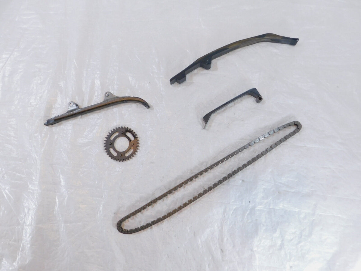 1991-2003 Honda Nighthawk 750 CB750 Starter Clutch Chain & Tensioner Guides Lot - C3 Cycle