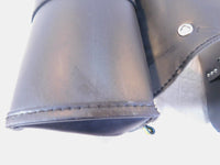 Yamaha Virago 700 XV700 Left/ Right Rear Black Dual Luggage Container Saddlebags - C3 Cycle