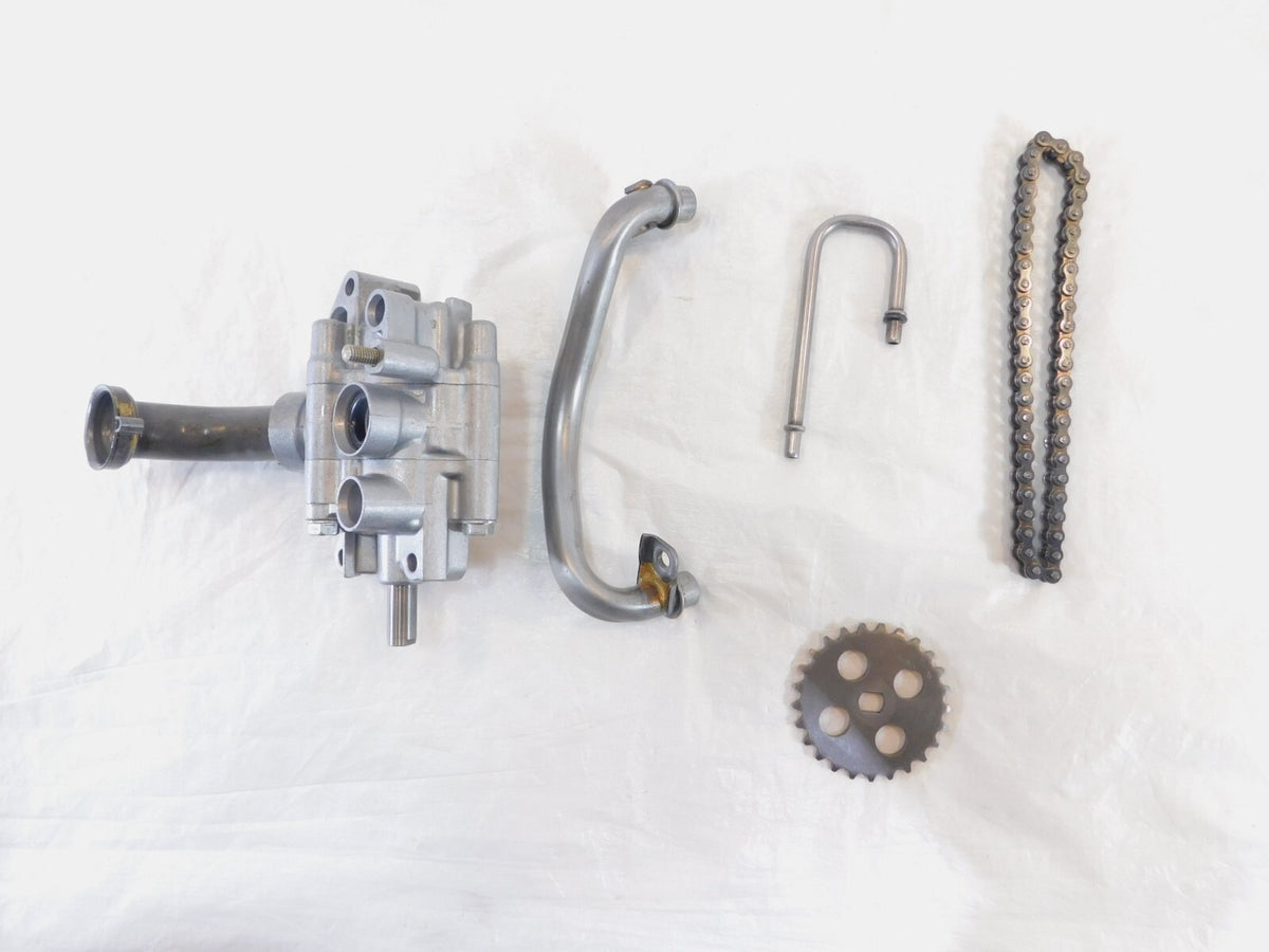 1995-2003 Honda VF750 VF750C Magna 750 Engine Motor Oil Pump Body Pipe & Chain - C3 Cycle