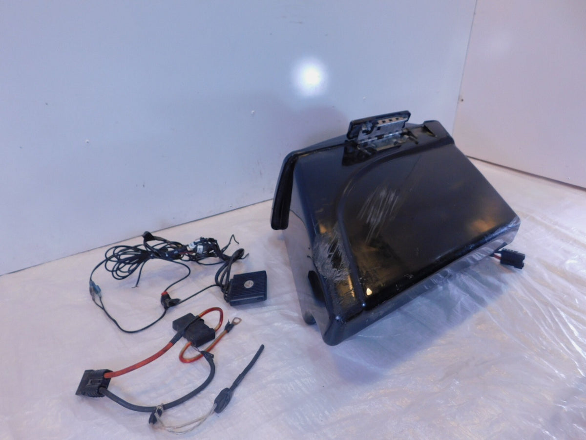 1999 Harley Davidson Touring Road Glide FLTR Black Speaker Luggage Saddlebag Bag - C3 Cycle