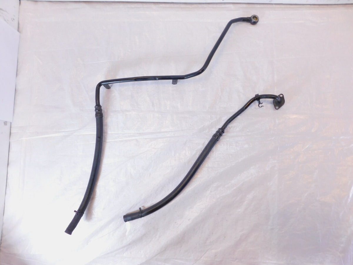 1993-2005 BMW R1100RS R1150RS Black Engine Motor Oil Inlet/Outlet Cooling Pipes - C3 Cycle